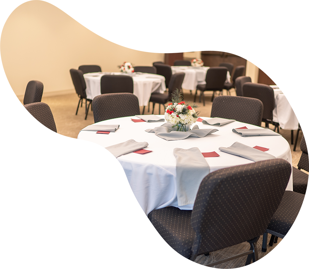 Conference Center Decorated